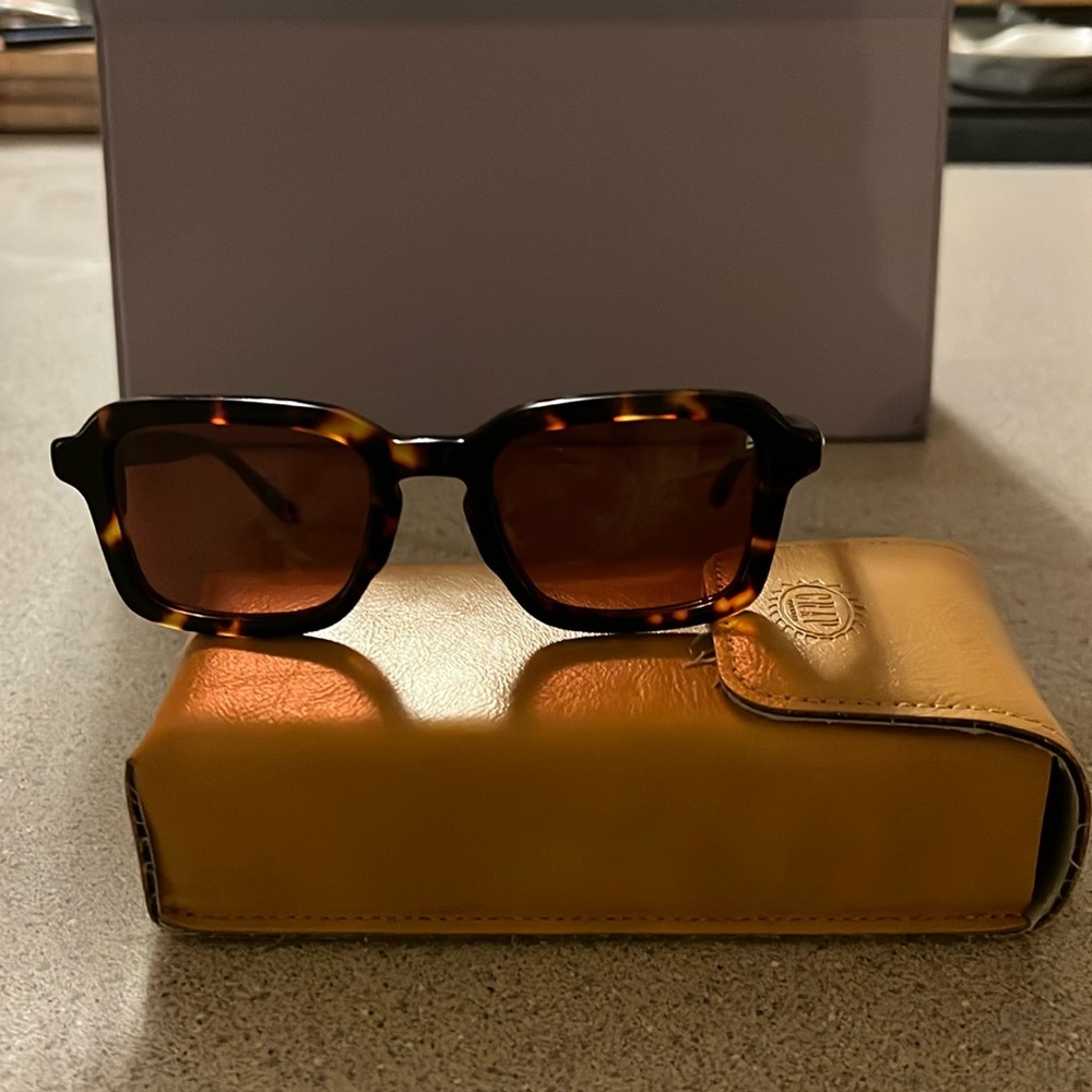 Crap Eyewear The Heavy Tropix Tortoise Shell Sunglasses